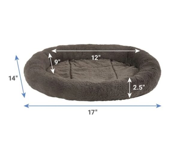 Warming Bolster Round Cat Bed - Image 2