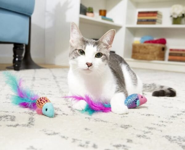 Frisco Sparkle Fish Cat Toy with Catnip - Image 2