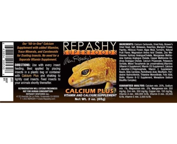 Superfoods Calcium Plus Reptile Supplement - Image 2