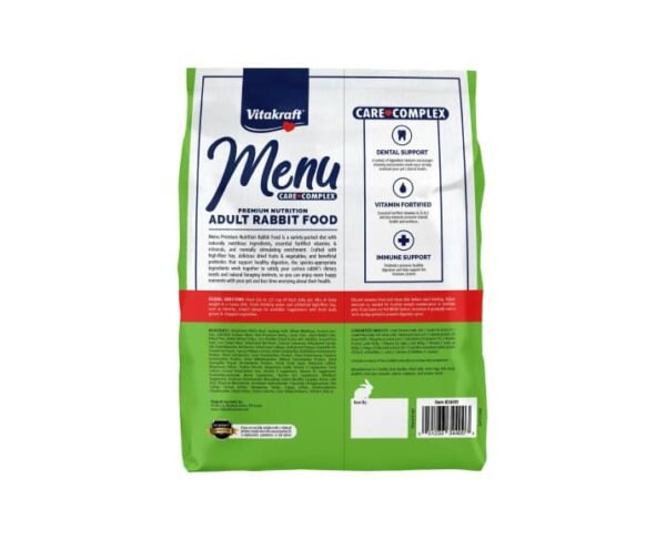 Vitamin & Mineral Fortified Premium Rabbit Food - Image 2